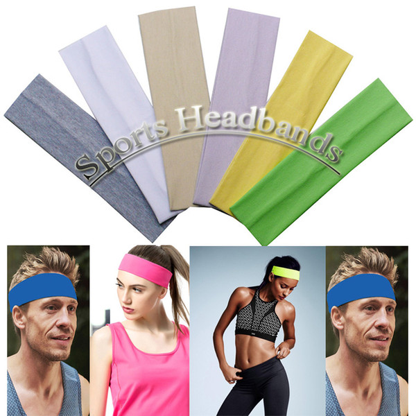 Stretch Headbands Yoga Softball Sports Soft Hair Band Wrap Sweatband Cotton