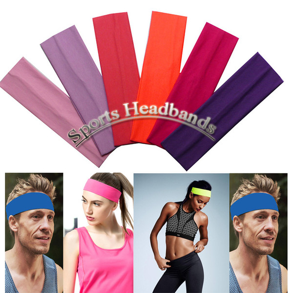 Cotton Stretch Headbands Yoga Softball Sports Soft Hair Band Sweatband Head