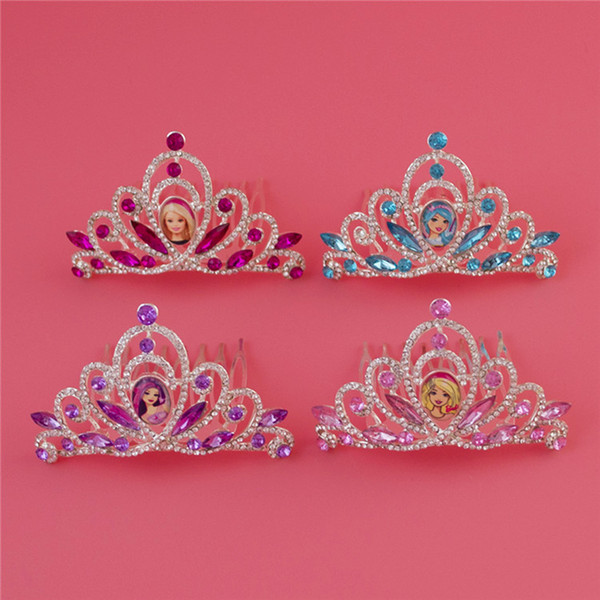 New fund bobby girl ACTS the role of article series demon princess high-quality goods headdress bobby diamond shines crown Jewelry Gift