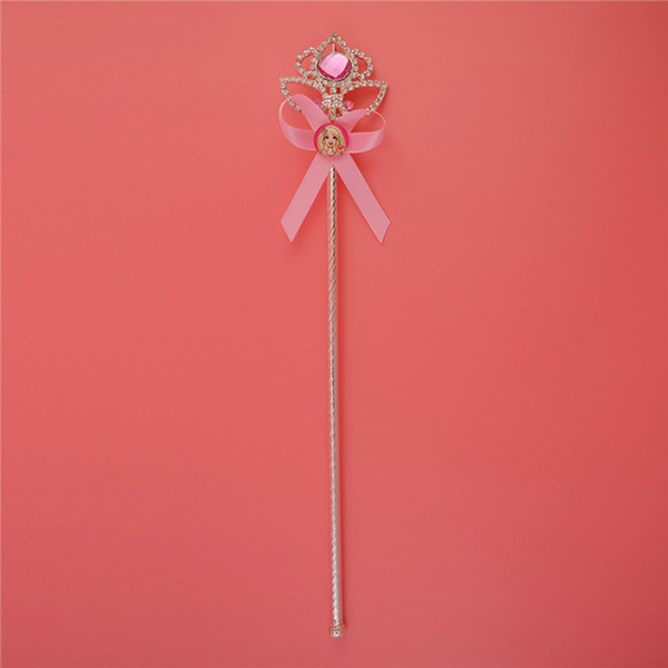 Fashion barbie doll cane hairpin popular set gem children barbie princess magic wand hair accessories Jewelry Gift