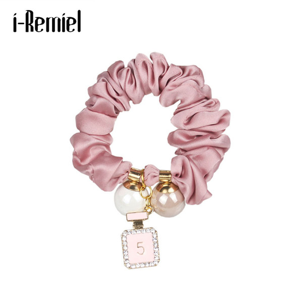 i-Remiel Handmade Cute Elastic Fashion Flower Donut Hair Bandanas Headwear Hair Band Hair Accessories For Women Wedding