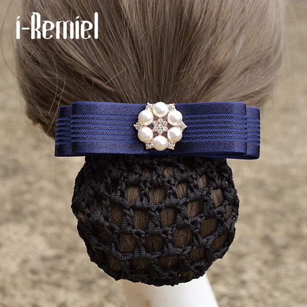 i-Remiel Hair Cover Flower Hairgrips Floral Lace Satin Stylish Bowknot Bow Crochet Tiara Hair Clip Headdress Hair Pin Lady