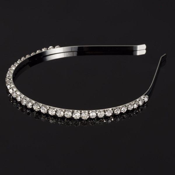 YFJEWE Fashion Elegant Crystal Alloy Wedding Hair Accessories Rhinestone hairbands Hair Jewelry Women Bride Party H044