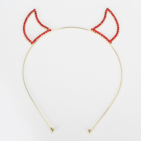 YFJEWE New Fashion Cat's Ears Headbands Rhinestone Headbands Hair Hoop Accessories Pearl Headdress for Women H025