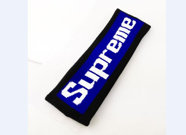 019 fashion trend headband for men and women balck & red & blue sup letter headband sport Elastic hairband Popular sup headband