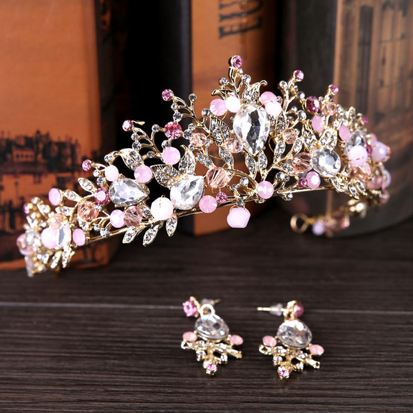 2018 South Korea New Style Small Fresh Fruit Bowknot Hair Loop Rope 16mm Big Pearl Tie Hair Rubber Band2018 New Korean Version of Bride Crys