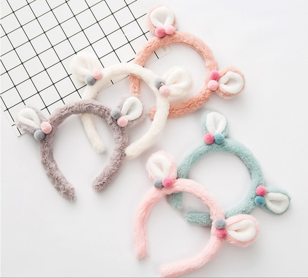 Cute sweet cat ears plush children's headband