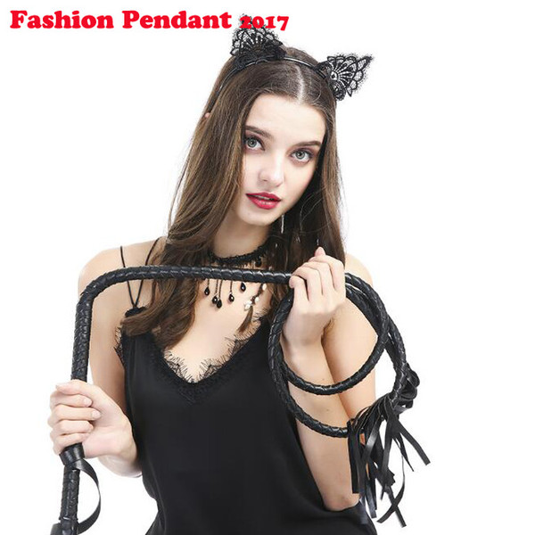 Hairband Women Lace Lovely Cat Ear Head Chain Jewelry Hair Band Holiday Head Headband Black New fashion design