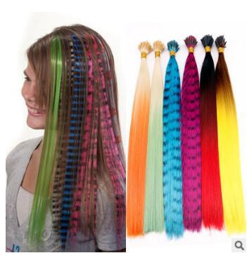 Designed for high-temperature color silk thread accessories feather head jewelry accessories wigs wholesale Europe and the United States