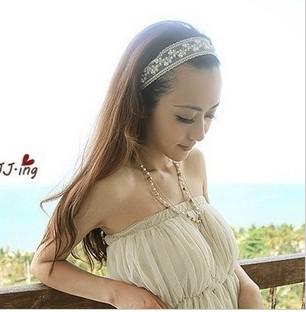 New arrival . Fashion Delicate pearl contracted the hair band . 12pcs/lot. Free shipping