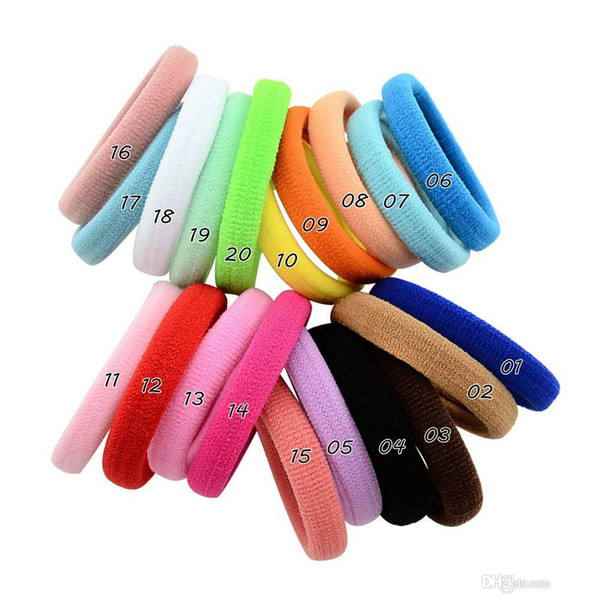 Candy Color Nylon Headband Girl Hair Accessories Elastic Head Band Kid Children Fashion DIY Handmade Headwear Pony Tails Holder