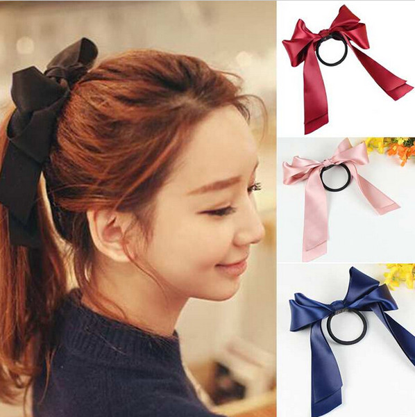 Fashion Hair Accessories Women Hair Band Bow Knot Head Wear Lovely Cute Hair Tie Strap Women Girl Hair Accessories Headband For Wedding