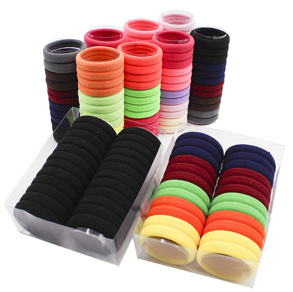 24pcs Lot Fashion High Elastic Seamless No interface Hair Rope Ponytail Rubber Band Hair Accessories