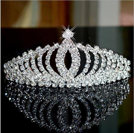 The bride the wedding dinner royal crown headdress crystal hair dressing full dress hair hoop performance goes together with a decoration