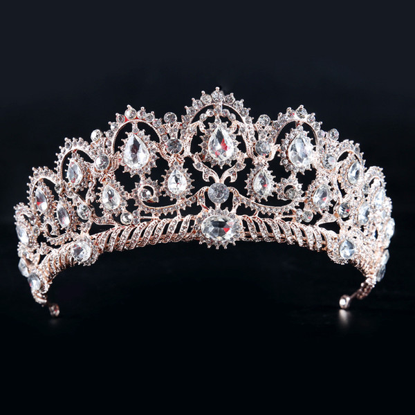 Hot Selling New Korean Water Diamond Marriage Crown Popular Hot Selling Bride Crown Wedding Garment Accessories