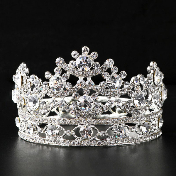 New Arrival Bridal Crystal Tiaras Wedding Accessories Headpiece Wholesale Mini Crown Tiara Free Shipping Hair Jewelry Accessories for Women