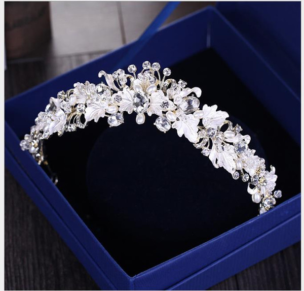 Leaf Bride Crown Hair Hoops Marriage Hair Ornaments Wedding Dress Accessories