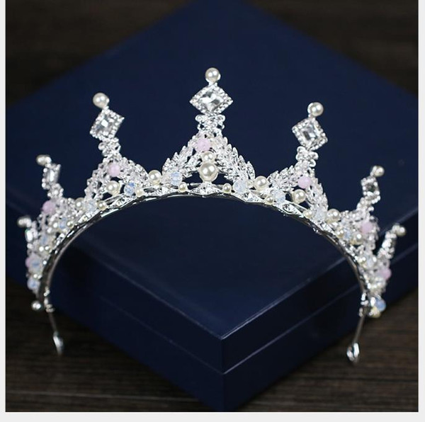 Quadrate diamond crown bride crown hairband wedding accessories