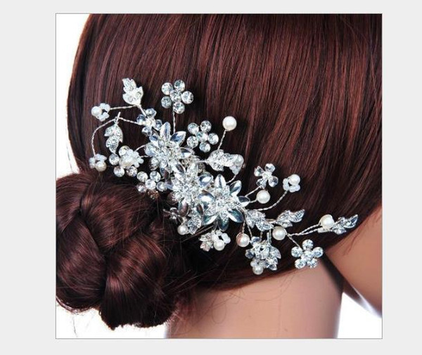 Hair Comb Handmade Pearl Hair Comb Bride Pearl Headwear Marriage Jewelry