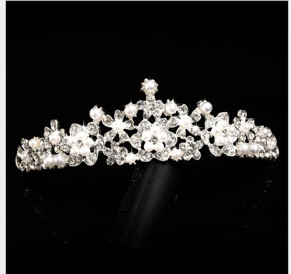 New Alloy Headwear Bride Crown Wedding Garment Accessories Crown Water Drill Hoop Crown