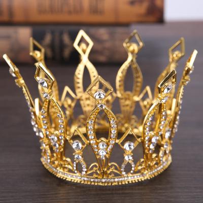 Luxury Full Crown Clear Rhinestone Crystal Silver/Gold Plated Tiara Pageant Bridal Prom Wedding Crown