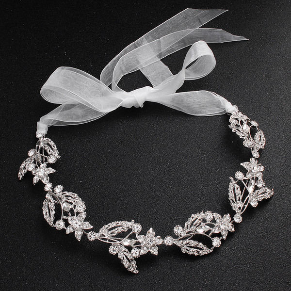 Wholesale Hot diamond bride soft chain wedding dress accessories banquet hair accessories bridal headwear fashion accessory