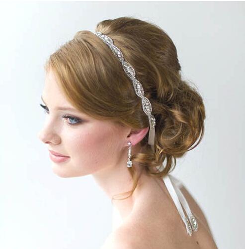 New Wedding hair jewelry wedding romantic crystal rhinestone headband bride high quality beads hair jewelry bridal vintage hair accessories