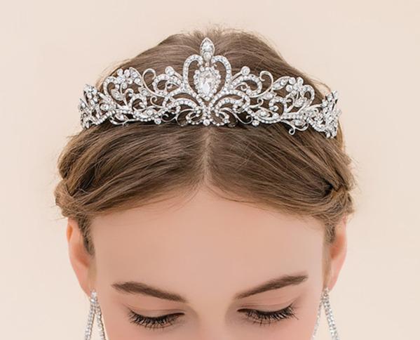 2 Designs Crystal Alloy Wedding Bridal Headwear Headbands - Beautiful Crowns Wedding Decorations Hair Accessories Luxury Jewelry