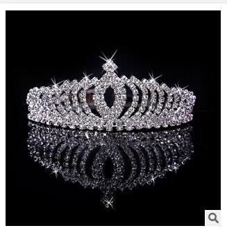 5pc Bridal Tiara Prom Rhinestone Crystal Hair Pin Comb Heart Crown Headband 6 Styles Women Wedding Party Jewelry Accessories TOP000599