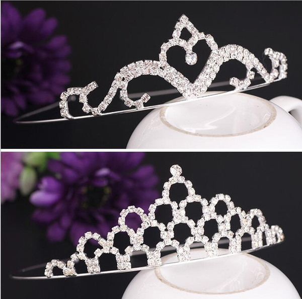 New Classic Crystal Tiaras Crowns for Women Fashion Hair Jewelry for Brides Wedding Engagement Jewelry free ship