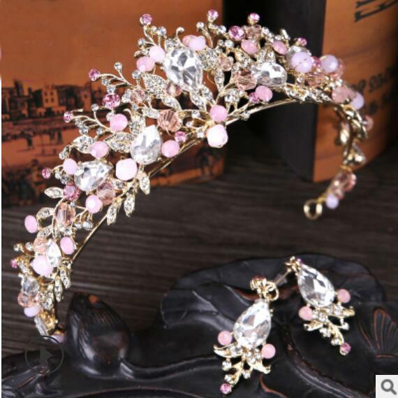 designer jewelry wedding hair jewelry bridal tiara crystal crown flower hair clasp for wedding birthday hot fashion