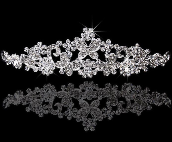 Best Selling Bridal Fascinators tiaras With Rhinestone Head Pieces Crystal Bridal Headbands Tiaras Crowns Wedding Hair Accessories HT117