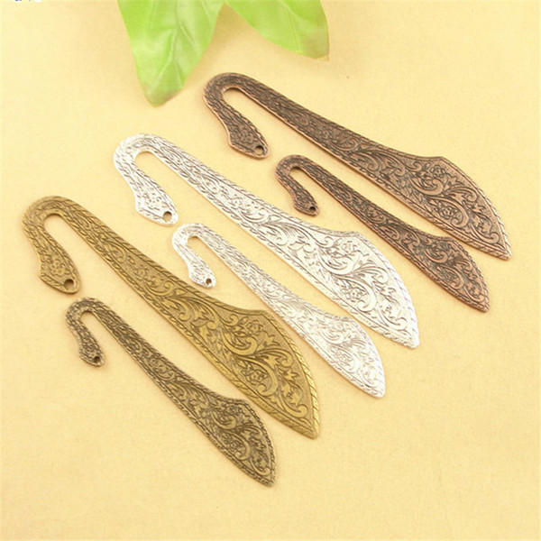 BOYUTE 10Pcs Metal Hair Sticks Flower Carved Zinc Alloy Vintage DIY Hair Jewelry for Women YW0008