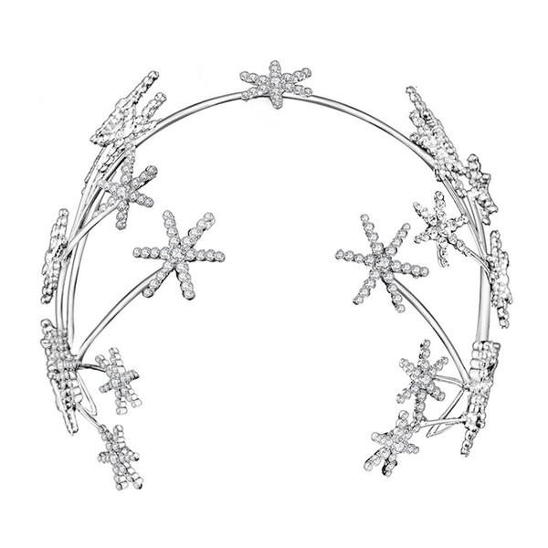 Woodqiqi star rhinestone Crown Tiara For Women 2019