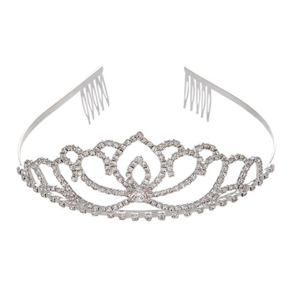 Trendy 2018 Princess Crowns Bride Pageant Crowns Tiara Hair Jewelry Wedding Bride King Headband Ornaments Jewelry Queen Diadem