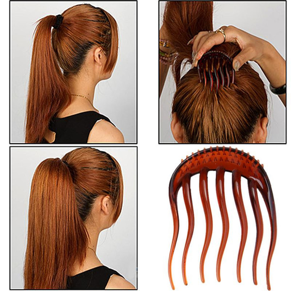 Useful Women Volume Inserts Hair Styling Clip Bumpits Bouffant Ponytail Holder Comb Hairpin Fluffy Hairband Accessories