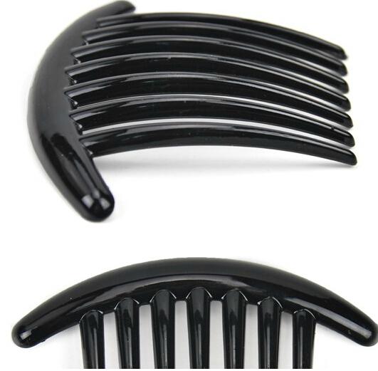 plastic magic types of hair comb black color Bridal Cuff Jewelry Accessories Women Hair Clip hair brush ABS 11X7.5CM 10pcs/lot HQS-G102639