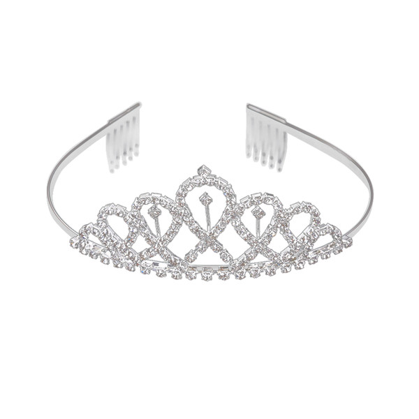 1pc Bridal Crown Special Cross-shaped Crystal Headwear Hair Jewelry Hair Accessories for Evening Party Wedding Pageant