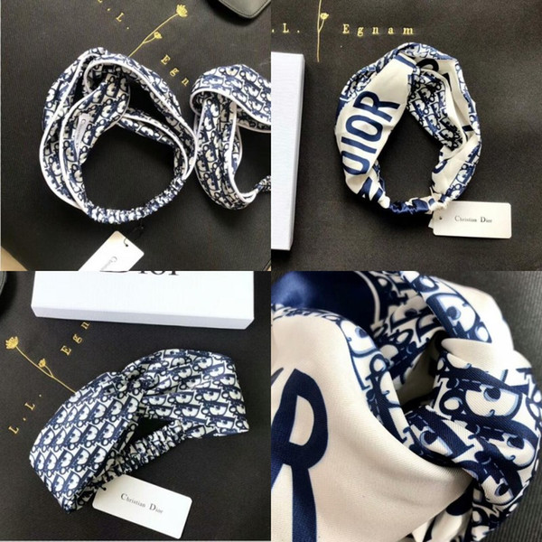 New Guccy Design 3 Styles Women Head Scarf Echarpes Foulards Cachecol Hot Designer Elastic sacrf Headband Hair Bands for Men and Women