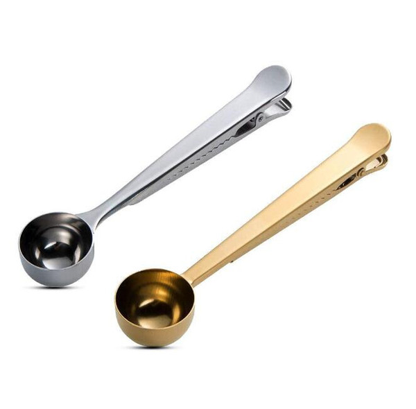 304 Stainless Steel Coffee Spoon Bag Food Clip Clips Kitchen Multifunction Food Grade 3 Colors Available