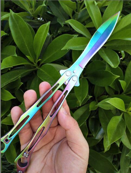 colourful knife camp tool whole steel handle/VG -10 blade EDC tool camp knife Cleaners & Polish camp knife