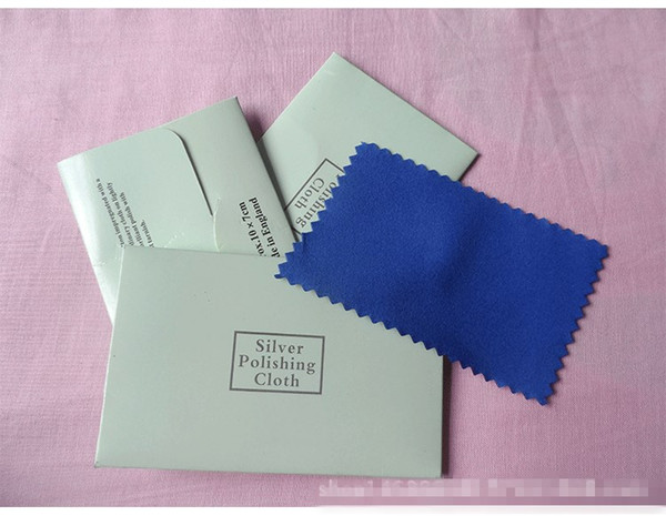 XS 7CM * 10CM TIF Rub Silver Cloth Packing Cotton Soft Silver Jewelry Cleaning Cloths Wholesale 200pics/Lot