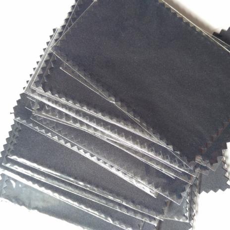 925 Silver Polishing Cloth plastic bags for Pearl Golden Jewelry Rings necessity Quality 4*8cm