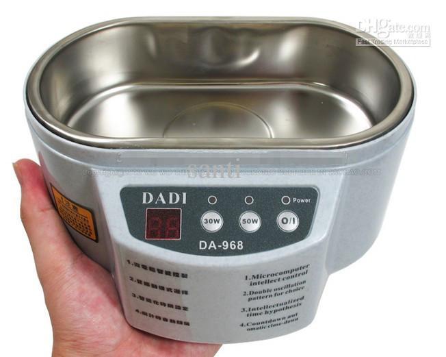 DADI DA-968 220V or 110V Stainless Steel Dual 30W/50W Ultrasonic Cleaner With Display Ultrasonic Cleaning Machine