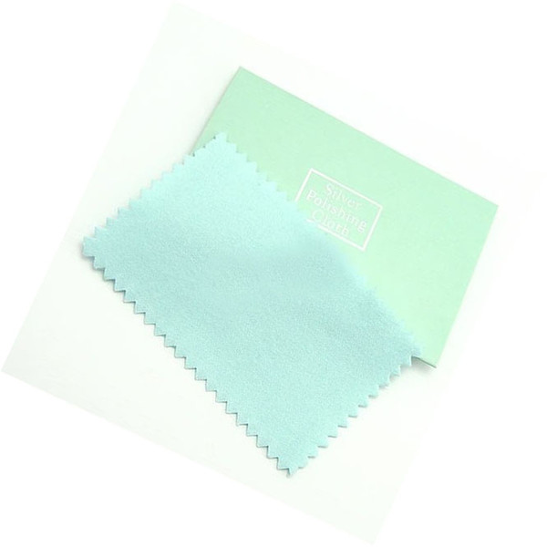 10pcs/lot Silver Jewelry Cleaning Polishing Cloth For 925 Silver Jewelry Gift 6x10cm CL2 Free Shipping