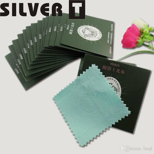 Flannelette Silver cleaning cloth silver polishing cloth Jewlery Cleaning Cloths 8.5x8.5CM 100PCS/lot