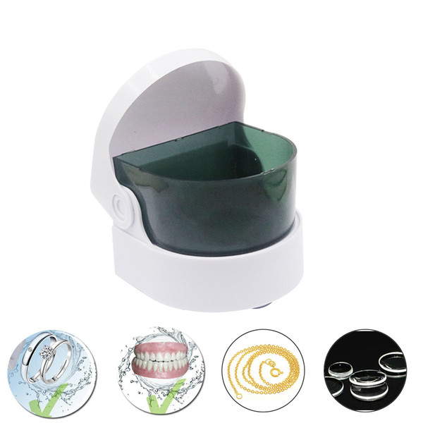 Ultrasonic Jewelry Cleaner Ultrasonic Ring Cleaner Eyeglasses Denture Cleaner Portable Household Ultrasonic Cleaning machine