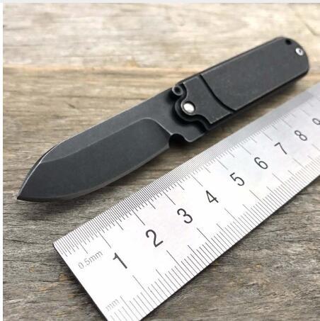 Bean Mini Titanium Folding Knife S35VN Blade TC4 Handle Knives Camping Rescue Tactical Outdoor Survival Knife EDC Tools