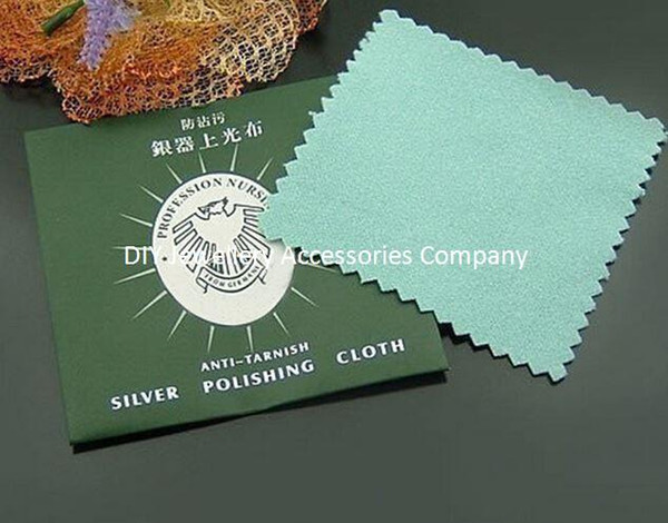 25pcs mixed randomly silver polish cleaning polishing cloth silver cleaning cloth wiping cloth silver jewelry suede maintenanc