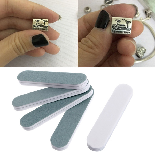 10Pcs Mini Jewelry Polishing Strip Buffer Nail Art Sanding Files Manicure Tools